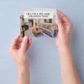 Moderne brochure voor professioneel onroerend goed (Hand)