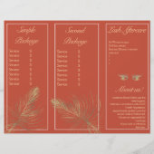 Moderne brochure voor wimperservice sessie flyer (Voorkant)