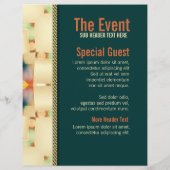 Moderne brochures die klaar zijn voor zonneschijn (Achterkant)