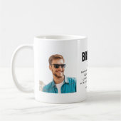 Moderne broeder quote foto koffiemok (Links)
