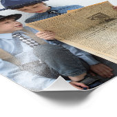 Moderne bros voor leven Brothers Foto Collage Cust Afdruk (Hoek)