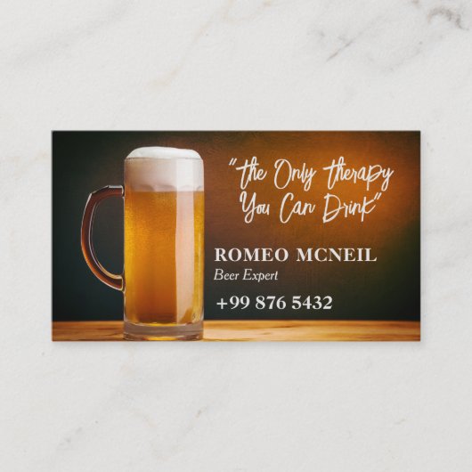 Moderne brouwerij business | Bierleverancier Visitekaartje (Voorkant)