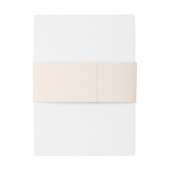 Moderne bruid & bruidegom Blush Roze Bruiloft Uitnodigingen Wikkel (Achterkant Voorbeeld)