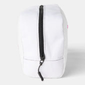 Moderne Bruid Roze Aangepaste Naam Cosmetisch Toilettasje (Rechts)