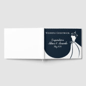 Moderne bruidbruidjurk gastenboek (Volledig)
