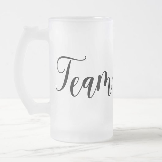 Moderne Bruidegom Behuizing Met Dasje Ontwerp Matglas Bierpul (Links)