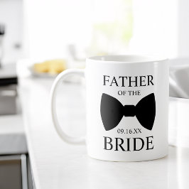 Moderne Bruidegom Vader Stropdas Koffiemok