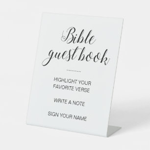Moderne bruidsbord voor Bijbelse bruiloft Reclamebord Met Voetstuk