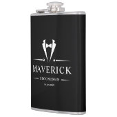 Moderne Bruidsjonker Cadeau Klassieke Trouwgunsten Heupfles (Links)