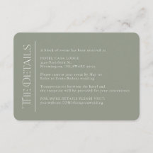 Moderne bruidskaart voor groene wegbewegingen