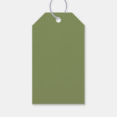 Moderne bruidsmeisjes voorstel tag cadeaulabel (Achterkant)