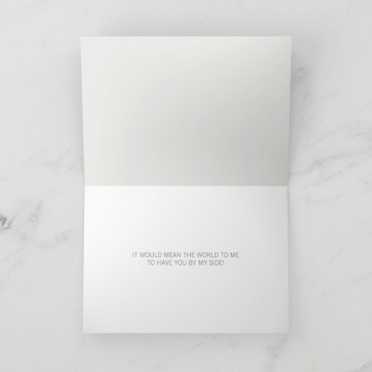 Moderne bruidsschat Waterverf van legant Kaart (Binnen)