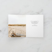 Moderne bruiloft 2 Foto Wit Bedankkaart (Binnen)