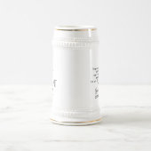 Moderne bruiloft ambtenaar geschenk beste ambtenaa bierpul (Center)