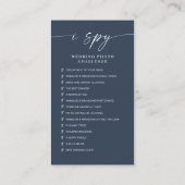 Moderne bruiloft Capture de liefde Qr Code Informatiekaartje (Achterkant)