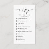 Moderne bruiloft Capture de liefde Qr Code Informatiekaartje (Achterkant)