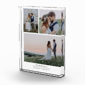 Moderne bruiloft collage fotoblok (Rechts)