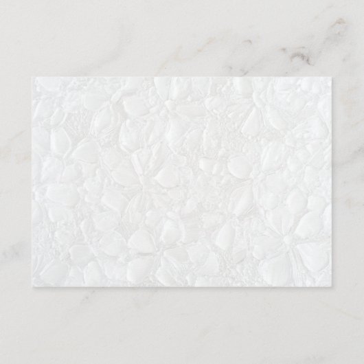 Moderne bruiloft details QR-code Informatiekaartje (Achterkant)