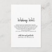 Moderne bruiloft die goed wenst informatiekaartje (Voorkant)