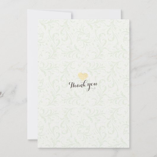 Moderne bruiloft Elegant Gold Foil Pineapple Coupl Kaart (Achterkant)