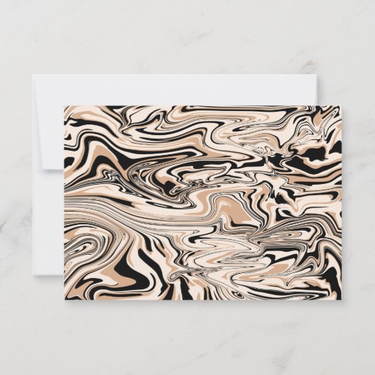 Moderne bruiloft Elegant Waterverf Pattern Custom Save The Date (Achterkant)