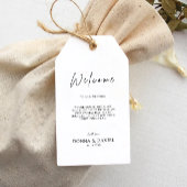 Moderne bruiloft gunst Label Sjabloon, Cadeaulabel