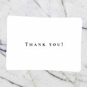 Moderne bruiloft - Hartelijk dank