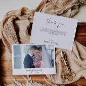Moderne bruiloft - Hartelijk dank Kaart
