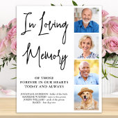 Moderne bruiloft herinnering gepersonaliseerde fot poster