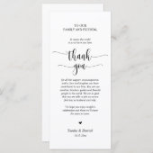 Moderne bruiloft in een binnenste plaats Hartelijk Programmakaart (Voorkant / Achterkant)