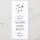 Moderne bruiloft in een binnenste plaats Hartelijk Programmakaart (Voorkant)