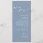 Moderne bruiloft in een binnenste plaats Hartelijk Programmakaart (Voorkant)