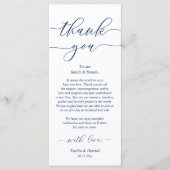 Moderne bruiloft in een binnenste plaats Hartelijk Programmakaart (Voorkant)