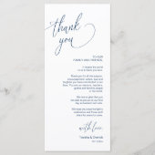 Moderne bruiloft in een binnenste plaats Hartelijk Programmakaart (Voorkant)