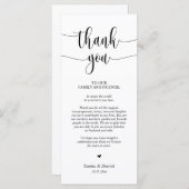 Moderne bruiloft in een binnenste plaats Hartelijk Programmakaart (Voorkant / Achterkant)