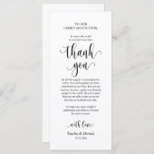 Moderne bruiloft in een binnenste plaats Hartelijk Programmakaart (Voorkant / Achterkant)