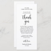 Moderne bruiloft in een binnenste plaats Hartelijk Programmakaart (Voorkant / Achterkant)