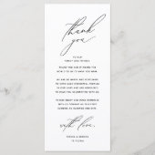 Moderne bruiloft in een binnenste plaats Hartelijk Programmakaart (Voorkant)