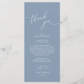 Moderne bruiloft in een binnenste plaats Hartelijk Programmakaart (Voorkant)