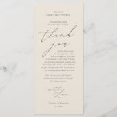 Moderne bruiloft in een binnenste plaats Hartelijk Programmakaart (Voorkant)