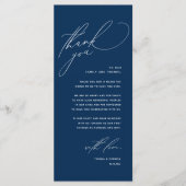 Moderne bruiloft in een binnenste plaats Hartelijk Programmakaart (Voorkant)