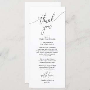 Moderne bruiloft in een binnenste plaats Hartelijk Programmakaart