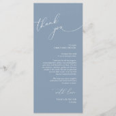 Moderne bruiloft in een binnenste plaats Hartelijk Programmakaart (Voorkant)