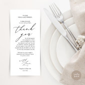 Moderne bruiloft in een binnenste plaats Hartelijk Programmakaart