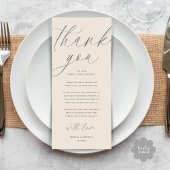 Moderne bruiloft in een binnenste plaats Hartelijk Programmakaart