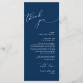 Moderne bruiloft in een binnenste plaats Hartelijk Programmakaart (Voorkant)