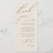 Moderne bruiloft in een binnenste plaats Hartelijk Programmakaart (Voorkant)