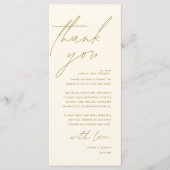 Moderne bruiloft in een binnenste plaats Hartelijk Programmakaart (Voorkant)