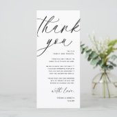 Moderne bruiloft in een binnenste plaats Hartelijk Programmakaart (Staand voorkant)