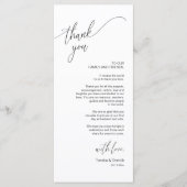 Moderne bruiloft in een binnenste plaats Hartelijk Programmakaart (Voorkant)